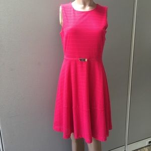 Hot pink Jennifer Lopez dress